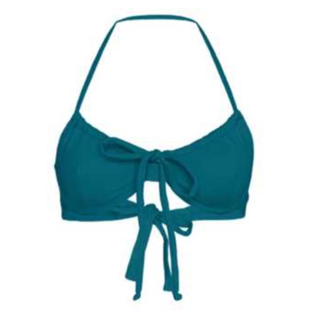 Knight swim winona bikini top in emerald